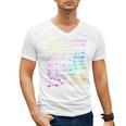 Return To Library Card Book Due Date Bookish Rainbow Reading Men's V-Neck T-Shirt