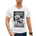 Science Fiction Writer At Work Vintage Book Cover Men's V-Neck T-Shirt Science Fiction Writer At Work Vintage Book Cover Men's V-Neck T-Shirt