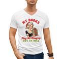 Smut Reader Christmas My Books May Be Naughty But I'm Nice Men's V-Neck T-Shirt