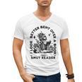 Smut Reader Skeleton Book Lover Dark Humor Art Premium Tri-Blend Men's V-Neck T-Shirt Smut Reader Skeleton Book Lover Dark Humor Art Premium Tri-Blend Men's V-Neck T-Shirt