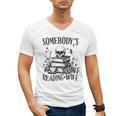 Somebody's Smut Reading Wife Smutty Book Lovers Men's V-Neck T-Shirt