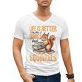 Squirrel Animal Life Is Better With Books And a Men's V-Neck T-Shirt Squirrel Animal Life Is Better With Books And a Men's V-Neck T-Shirt