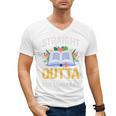 Straight Outta The Library Book Lover Men Women Premium Tri-Blend Men's V-Neck T-Shirt