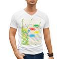 Superman Kryptonite Handbook Premium Tri-Blend Men's V-Neck T-Shirt