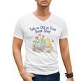 Tale As Old As Time Floral Bookshop Romantic Men's V-Neck T-Shirt Tale As Old As Time Floral Bookshop Romantic Men's V-Neck T-Shirt