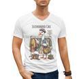 Thrifting Goose Vintage Fashion Book Lover Men's V-Neck T-Shirt