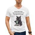 At Times I Think To Myself Drop The Book And Get Stuff Done Men's V-Neck T-Shirt At Times I Think To Myself Drop The Book And Get Stuff Done Men's V-Neck T-Shirt