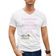 Tomorrow Is Fresh Anne Of Green Gables Book Quote Shirt Premium Tri-Blend Men's V-Neck T-Shirt