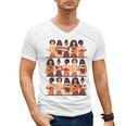 History Month Educated Black Women Girls Reading Books Men's V-Neck T-Shirt History Month Educated Black Women Girls Reading Books Men's V-Neck T-Shirt