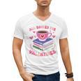 Valentines All Booked For Valentines Book Lovers Teacher Kid Premium Men's V-Neck T-Shirt