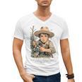 Vintage Children's Books The Adventures Of Tom Sawyer 1876 Men's V-Neck T-Shirt