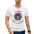 If I Wreck Pause My Audiobook Lover Reader Book-Club Women Men's V-Neck T-Shirt If I Wreck Pause My Audiobook Lover Reader Book-Club Women Men's V-Neck T-Shirt