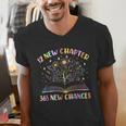 12 New Chapters 365 New Chances New Year Reading Book Tee Men's V-Neck T-Shirt