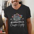 1945 Chapter Eighty 80th Birthday Books Themed 80 Year Old Men's V-Neck T-Shirt 1945 Chapter Eighty 80th Birthday Books Themed 80 Year Old Men's V-Neck T-Shirt