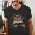 1995 Chapter Thirty 30th Birthday Wildflower Book 30 Yrs Old Men's V-Neck T-Shirt 1995 Chapter Thirty 30th Birthday Wildflower Book 30 Yrs Old Men's V-Neck T-Shirt