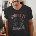 34th Birthday Women Book Lovers Chapter 34 Its My Birthday Men's V-Neck T-Shirt
