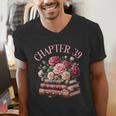 39th Birthday Chapter 39 Birthday Shirt Women Book Lover Men's V-Neck T-Shirt 39th Birthday Chapter 39 Birthday Shirt Women Book Lover Men's V-Neck T-Shirt