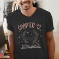 42nd Birthday Women Book Lovers Chapter 42 Its My Birthday Men's V-Neck T-Shirt 42nd Birthday Women Book Lovers Chapter 42 Its My Birthday Men's V-Neck T-Shirt