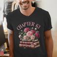 63rd Birthday Chapter 63 Birthday Shirt Women Book Lover Men's V-Neck T-Shirt