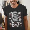 67 For Reading With Books Men's V-Neck T-Shirt 67 For Reading With Books Men's V-Neck T-Shirt