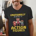 Action Figure Collector Comic Books Men's V-Neck T-Shirt Action Figure Collector Comic Books Men's V-Neck T-Shirt