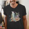 Alice In Wonderland Characters Lewis Carroll Book Lover Men's V-Neck T-Shirt Alice In Wonderland Characters Lewis Carroll Book Lover Men's V-Neck T-Shirt