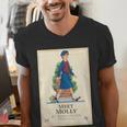 American Girl Meet Molly Book Cover Men's V-Neck T-Shirt American Girl Meet Molly Book Cover Men's V-Neck T-Shirt