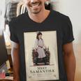 American Girl Meet Samantha Book Cover Men's V-Neck T-Shirt American Girl Meet Samantha Book Cover Men's V-Neck T-Shirt