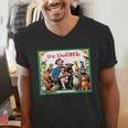 Animal Doctor & Communicator Dr Dolittle Children's Book Cover Men's V-Neck T-Shirt Animal Doctor & Communicator Dr Dolittle Children's Book Cover Men's V-Neck T-Shirt