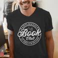 Anti Social Book Club Go Away I'm Reading Bookworm Men's V-Neck T-Shirt Anti Social Book Club Go Away I'm Reading Bookworm Men's V-Neck T-Shirt