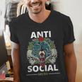 Antisocial Introvert I Like Being Alone Men's V-Neck T-Shirt