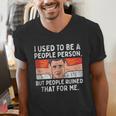 Antisocial Not A People Person Socially Selective Introvert Men's V-Neck T-Shirt