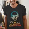 Audiobook Reader Smut Book My Audiobooks Talks Dirty To Me Men's V-Neck T-Shirt Audiobook Reader Smut Book My Audiobooks Talks Dirty To Me Men's V-Neck T-Shirt