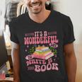 Author It's A Wonderful Day To Write A Book Men's V-Neck T-Shirt