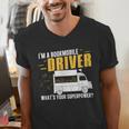 Awesome Bookmobile Driver What's Your Superpower Book Wagon Men's V-Neck T-Shirt Awesome Bookmobile Driver What's Your Superpower Book Wagon Men's V-Neck T-Shirt