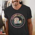 Bedtime Book Lover Reading Pajamas Men's V-Neck T-Shirt Bedtime Book Lover Reading Pajamas Men's V-Neck T-Shirt
