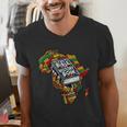 The Bible Is Our History Book Roots African American Faith Men's V-Neck T-Shirt