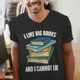 I Like Big Books And I Cannot Lie Book Reading Book Lover Men's V-Neck T-Shirt I Like Big Books And I Cannot Lie Book Reading Book Lover Men's V-Neck T-Shirt
