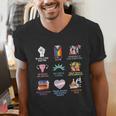 BLM Human Rights Feminism Trans Science Books LGBTQ Quote Men's V-Neck T-Shirt