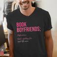 Book Boyfriends Definition Men's V-Neck T-Shirt Book Boyfriends Definition Men's V-Neck T-Shirt