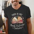 This Is My Book Character Costume Men's V-Neck T-Shirt