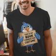 This Is My Book Character Costume Pigeon Kids Reading Men's V-Neck T-Shirt