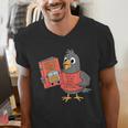 This Is My Book Character Costume- Pigeon Kids Reading Men's V-Neck T-Shirt