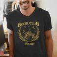 Book Club Since Reading Club EST 2024 Book Lover Social Club Men's V-Neck T-Shirt