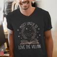 Book Club Shirts For Women Most Likely To Love Villain Men's V-Neck T-Shirt Book Club Shirts For Women Most Likely To Love Villain Men's V-Neck T-Shirt
