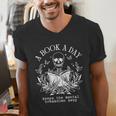 A Book A Day Keep The Mental Breakdown Away Men's V-Neck T-Shirt