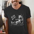 Book Lover Bear Cozy Reading Bear Graphic Bear Books Men's V-Neck T-Shirt Book Lover Bear Cozy Reading Bear Graphic Bear Books Men's V-Neck T-Shirt
