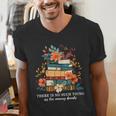 Book Lover Librarian Reading Library Readers Men's V-Neck T-Shirt