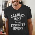 Book Lover Reading For Teachers Students Librarians Men's V-Neck T-Shirt Book Lover Reading For Teachers Students Librarians Men's V-Neck T-Shirt