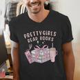 Book Lover's Pretty Girl's Read Books Men's V-Neck T-Shirt